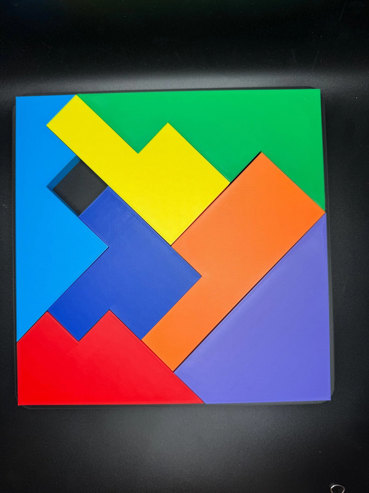 Disappearing Square Puzzle Version 3 – Vintage Modern Design, Fun Brain Teaser,