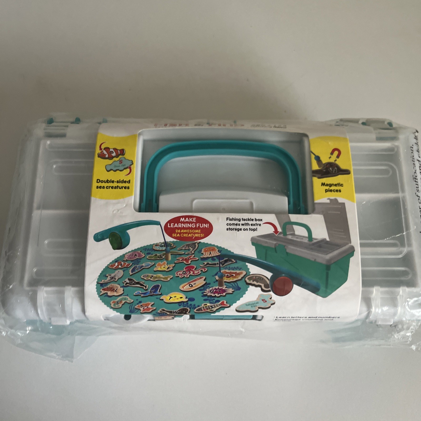 Magnetic Fish & Find Child’s Matching Memory Game ABC 123 New 3+ Christmas Gift