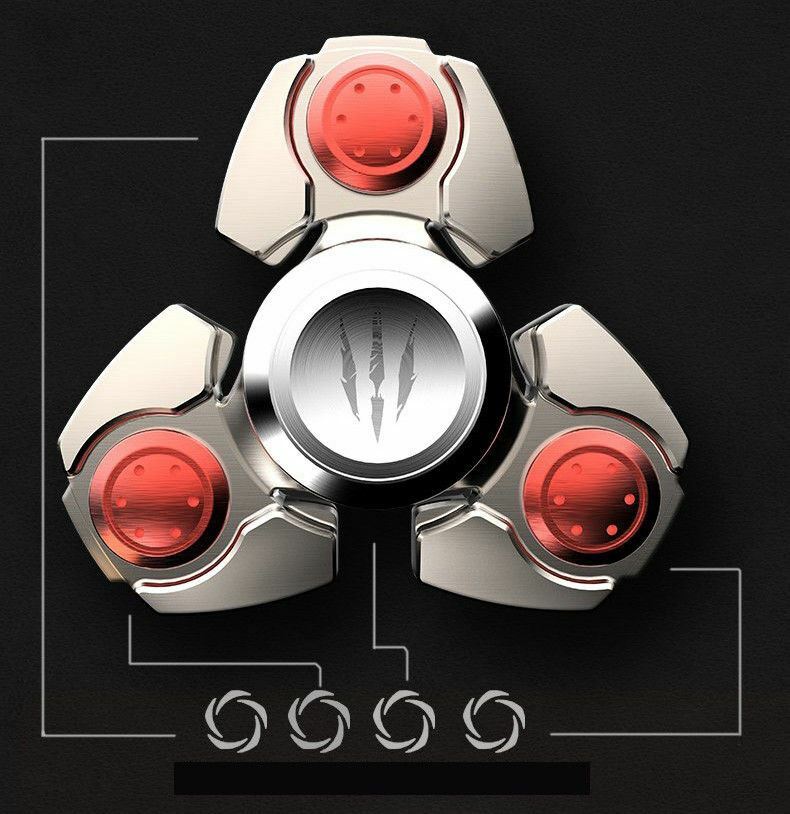 Steel Alloy Fidget Hand Spinner Finger Gyro Toys EDC Focus Stress Reliever