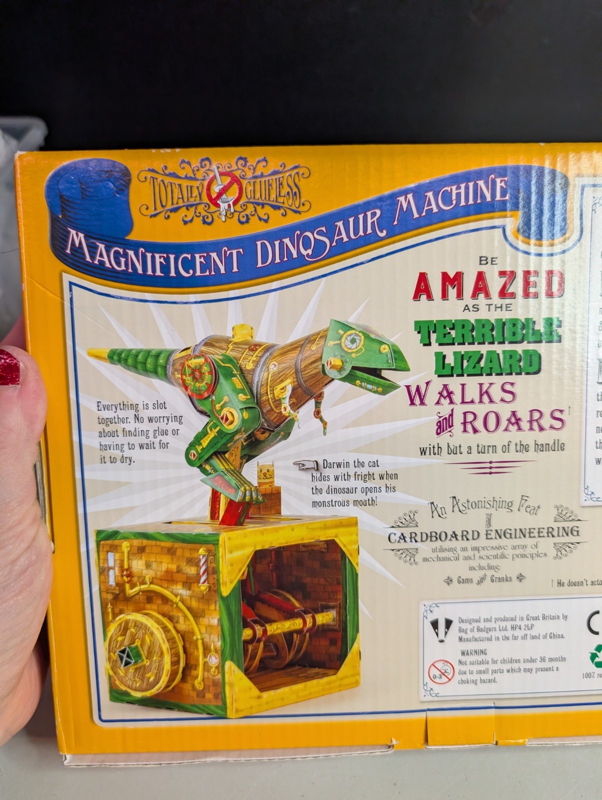 Totally Clueless Magnificent Dinosaur Machine Moving Mechanical Kit