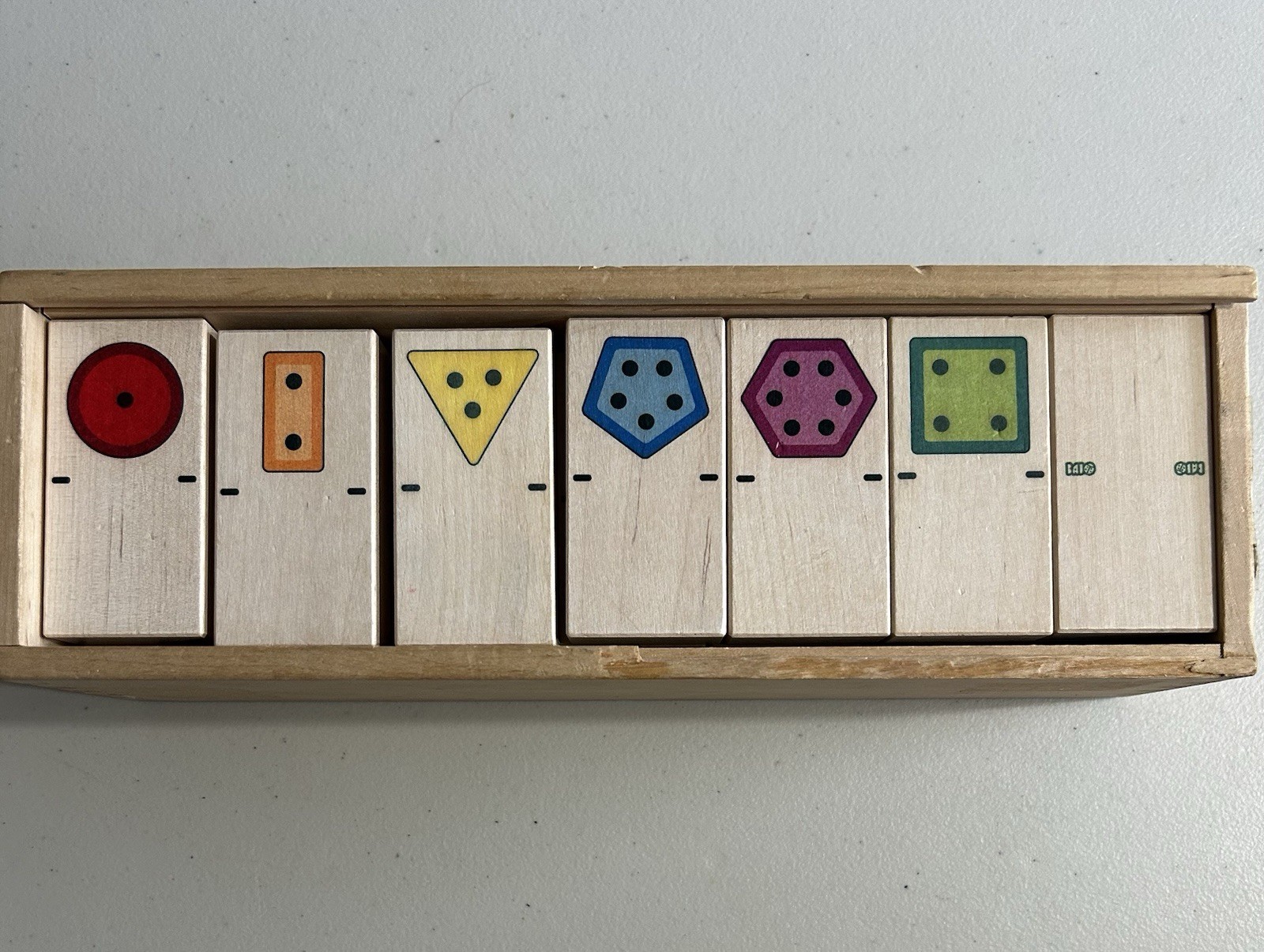 Domino Figures Educational Game By Bajo to Develop Shapes, Colors and Numbers