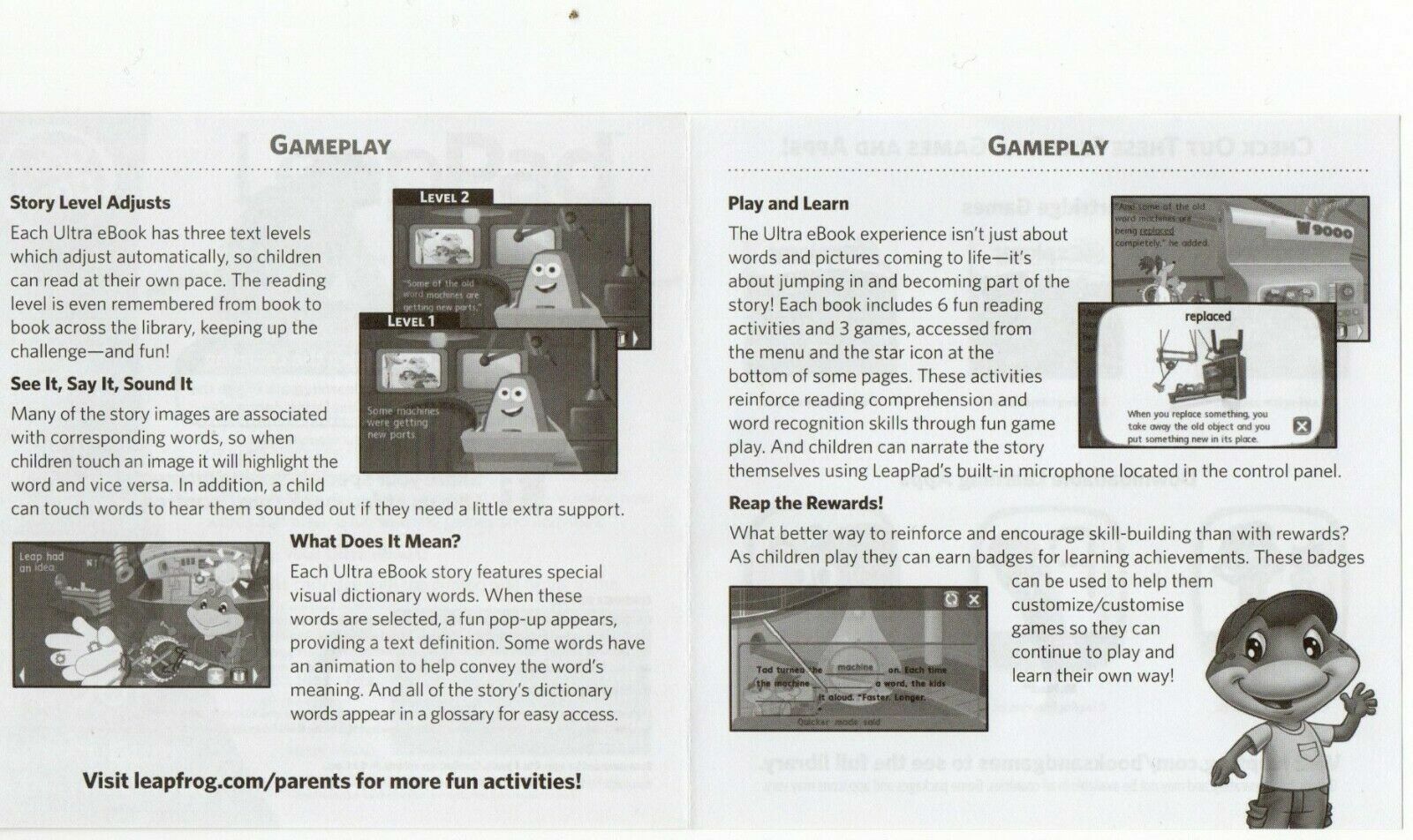 LeapFrog Explorer LeapPad Tablets eBook Learning Reading Games Childs Boy Girl