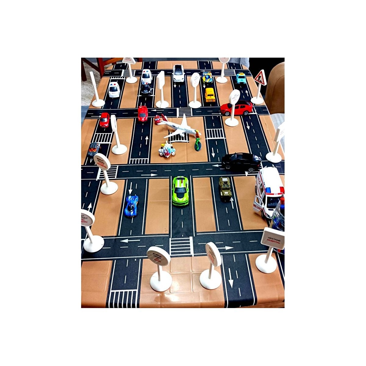 Kids Road Tape Removable Adhesive Toy Car Track Floor Wall 5m – Rigor Universe