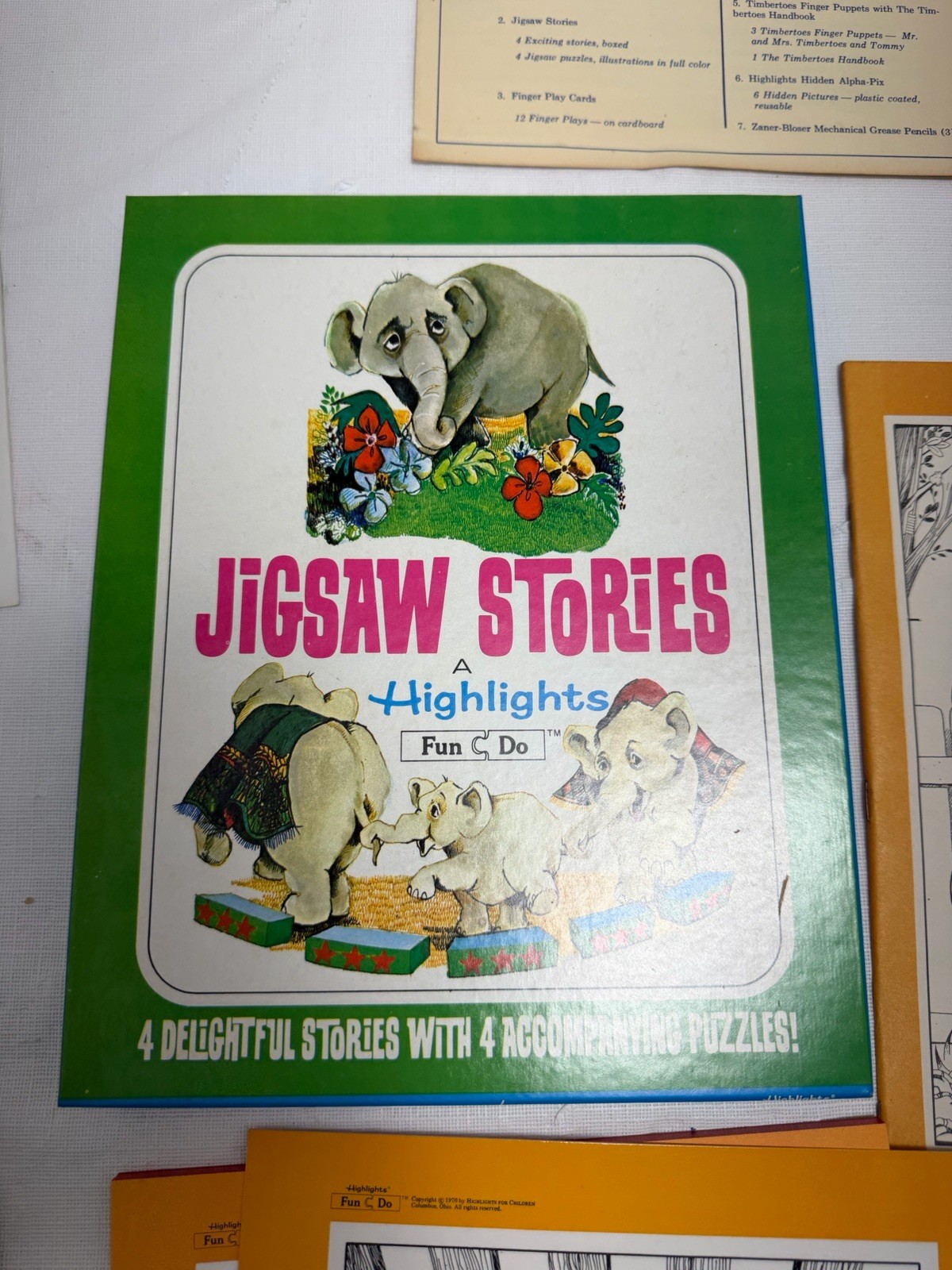 Vintage 1970 Highlights For Kids Teachers Fun Do Pack Grades K-3 New Old Stock