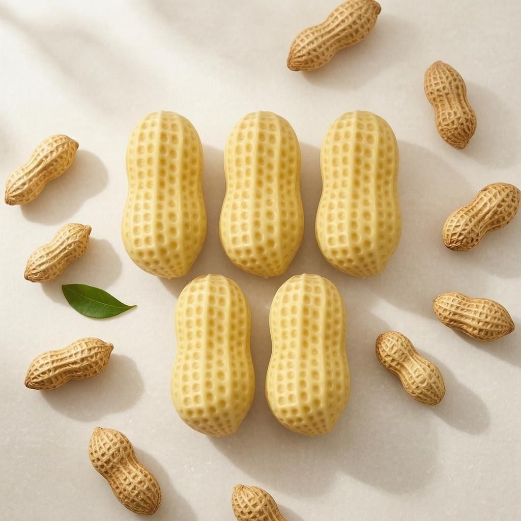 Peanut Pod Toy Dimpled Surface Slow Return