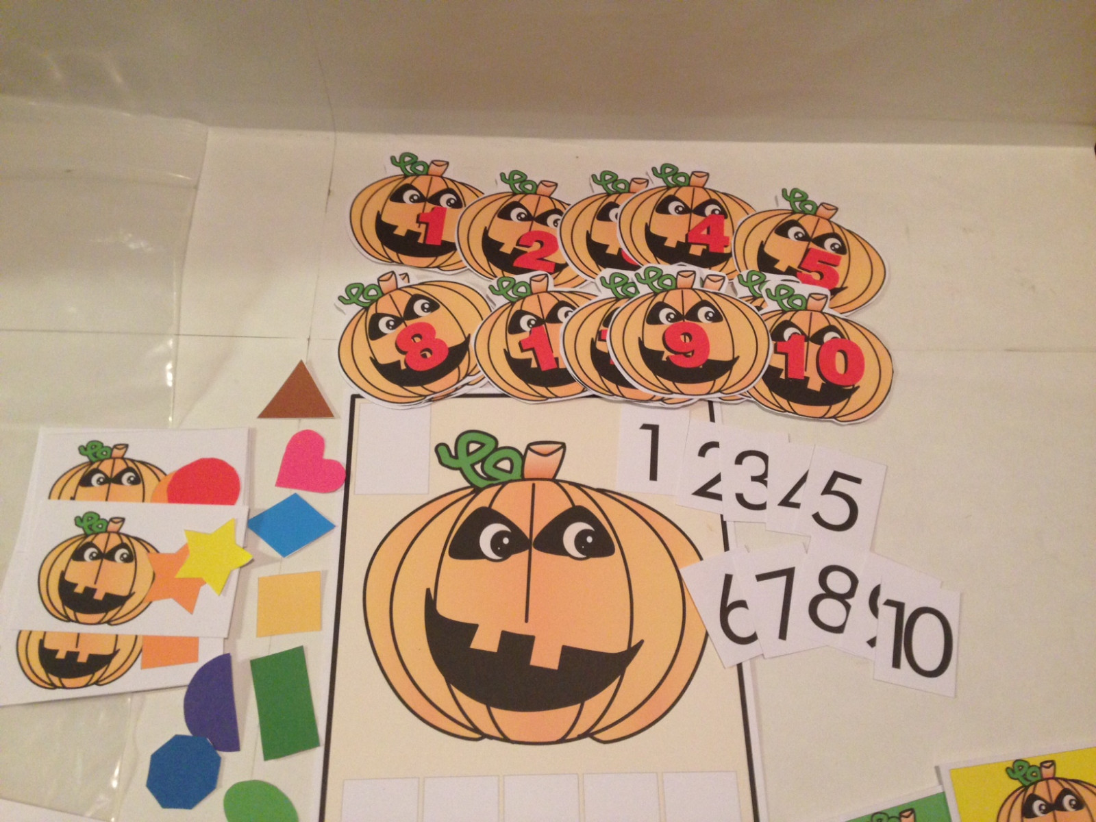 PUMPKINS -THEMED Learning Activities Package- LAMINATED – Teaching supplies