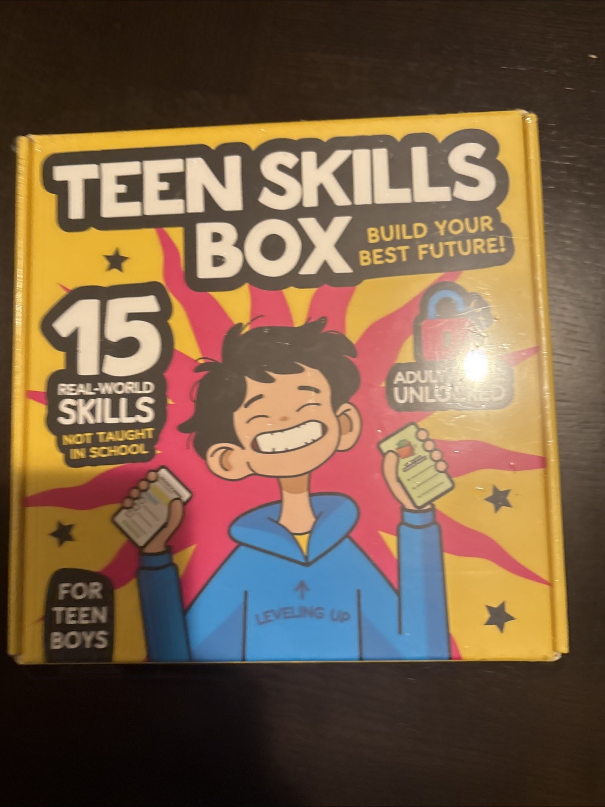 All In One Life Skills Kit Teen Skills Box Prepare Teen Boys for Real Life New