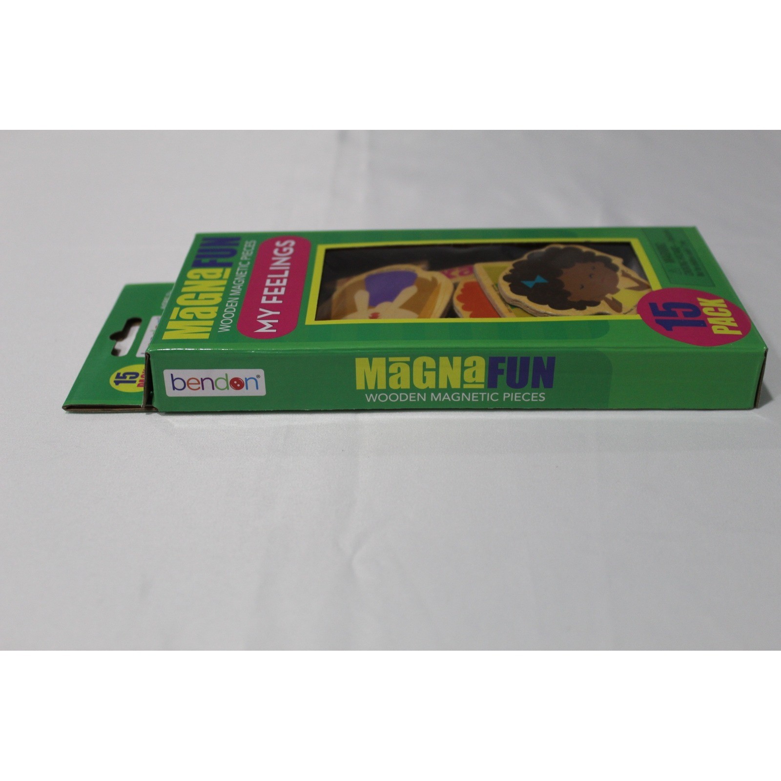 Bendon MagnaFun My Feelings Wooden Magnetic Pieces 15 Pack Kids Educational Toy