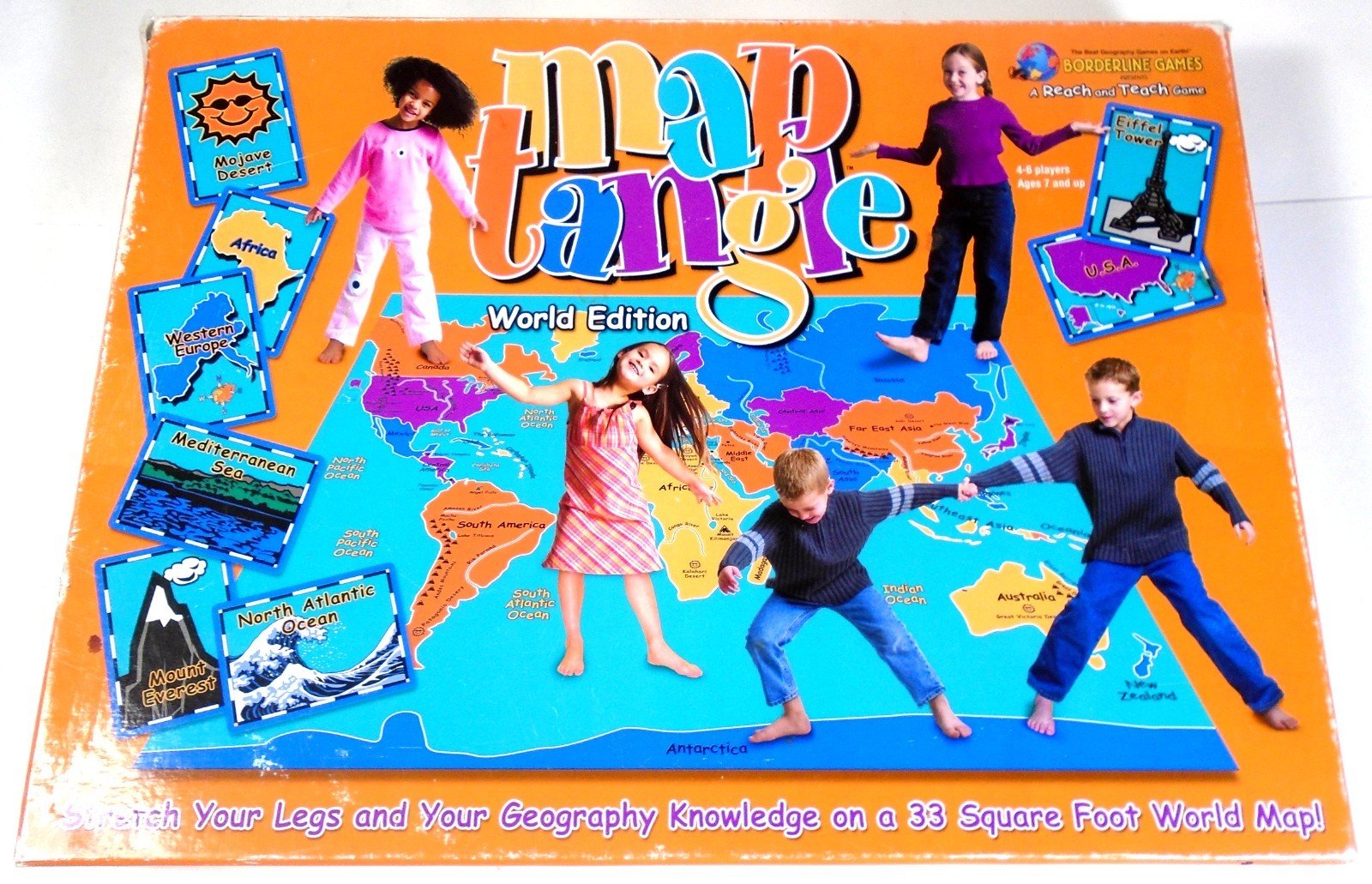 2004 MAP TANGLE World Edition Geography Game – Complete – Maptangle