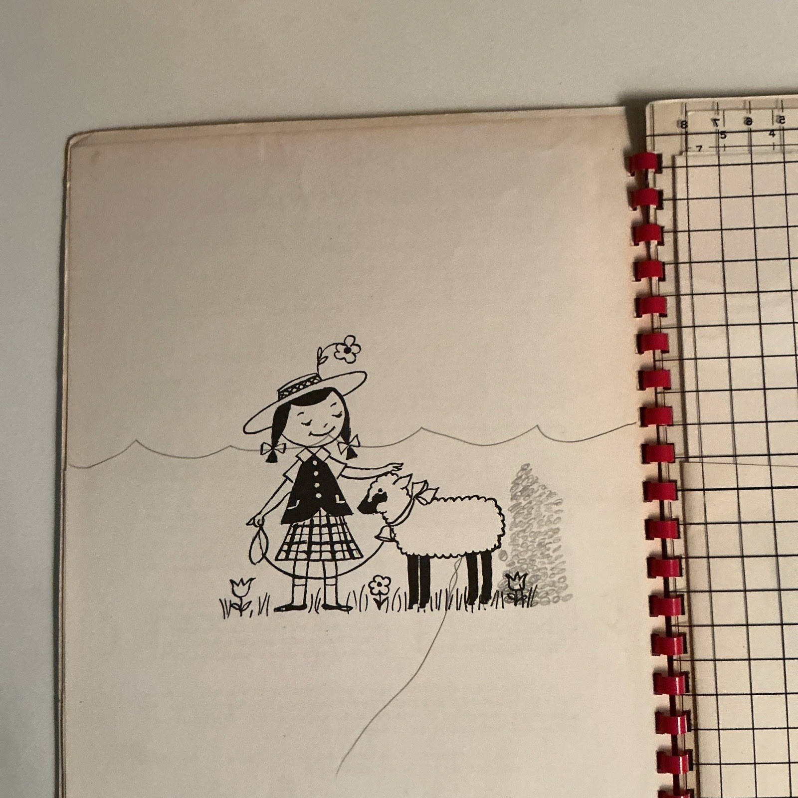 Vintage 60s Magic Sketch Book Drawing Book – Complete