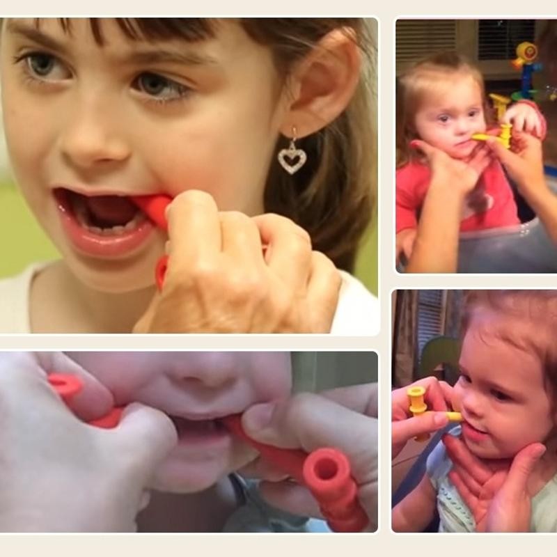 Teether Bite Stick Chewing Tube Sensory Chew Biting Aid Oral Muscle Training