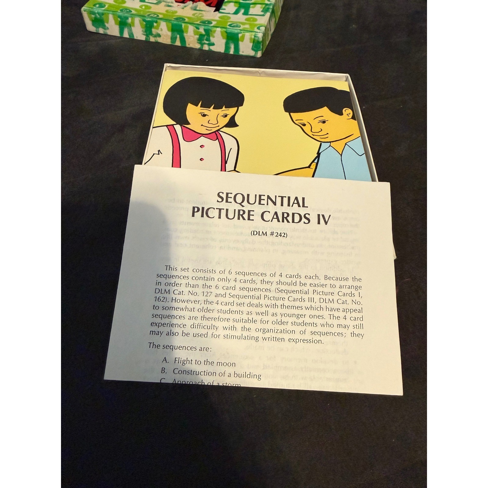 DLM Sequential Picture Cards IV Educational Learning Tool DLM 242