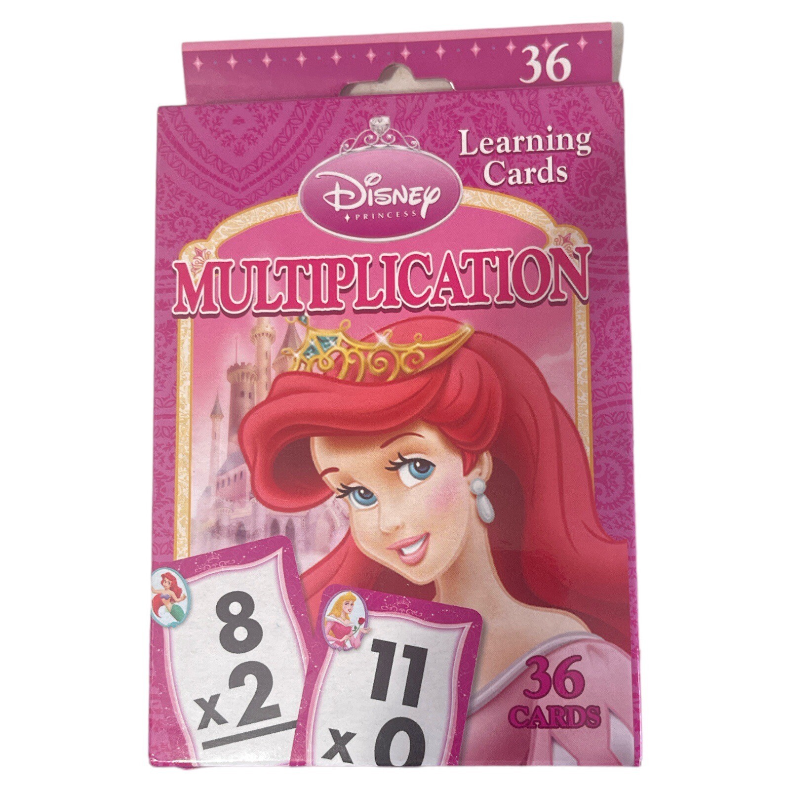 DISNEY LEARNING FLASH CARDS Age 3+, 36 Cards multiplication, aerial