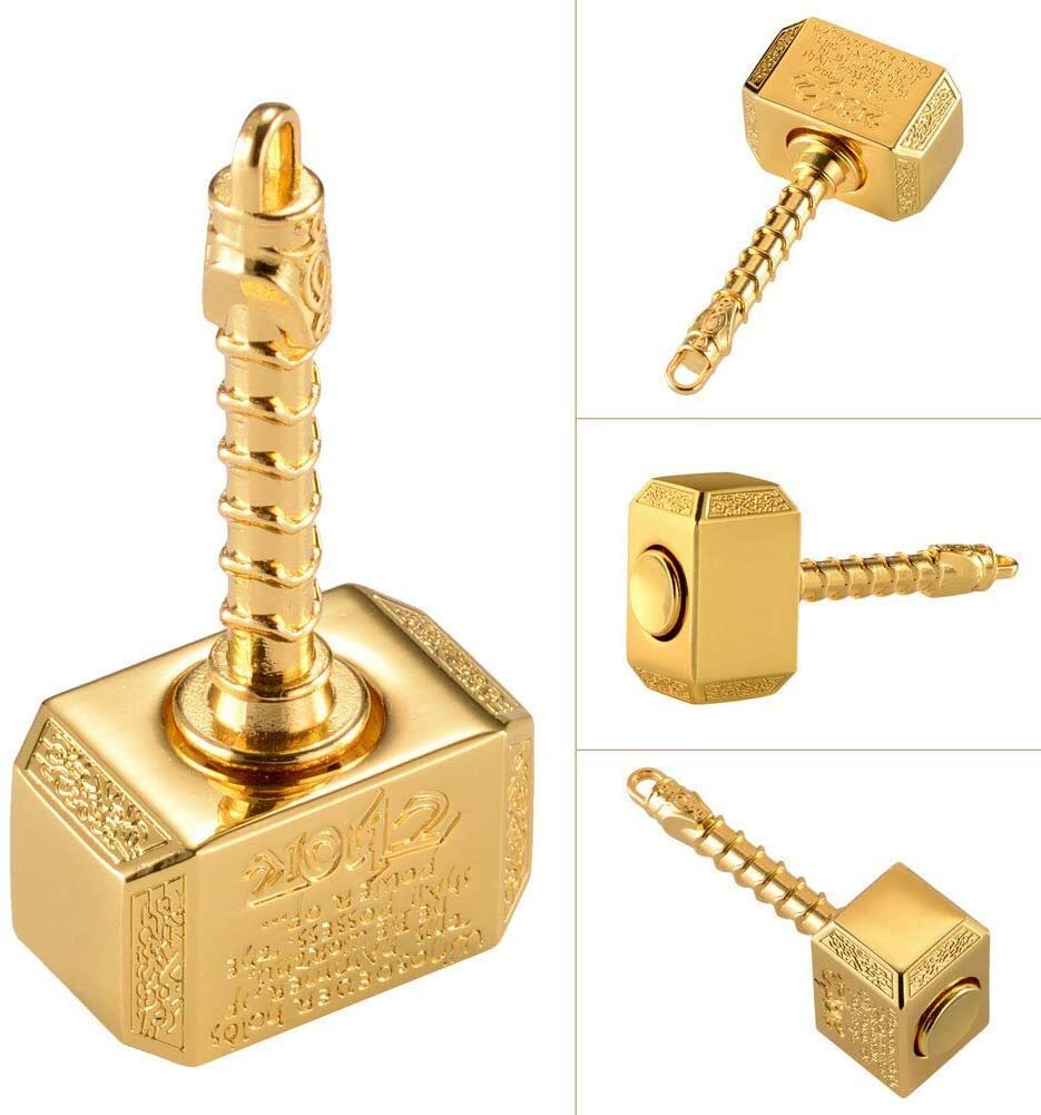 Fidget Spinner Thor Hammer Cool Metal Fidgeting Finger Spinners Toys ADHD Focus