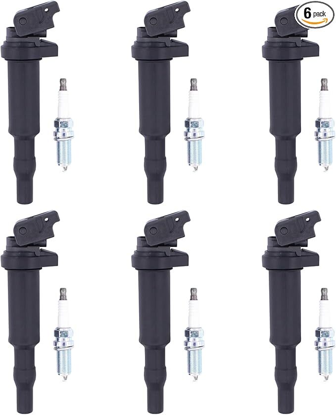 MOTOKU Ignition Coil and Spark Plug for BMW 1 2 3 4 5 6 7 X Series