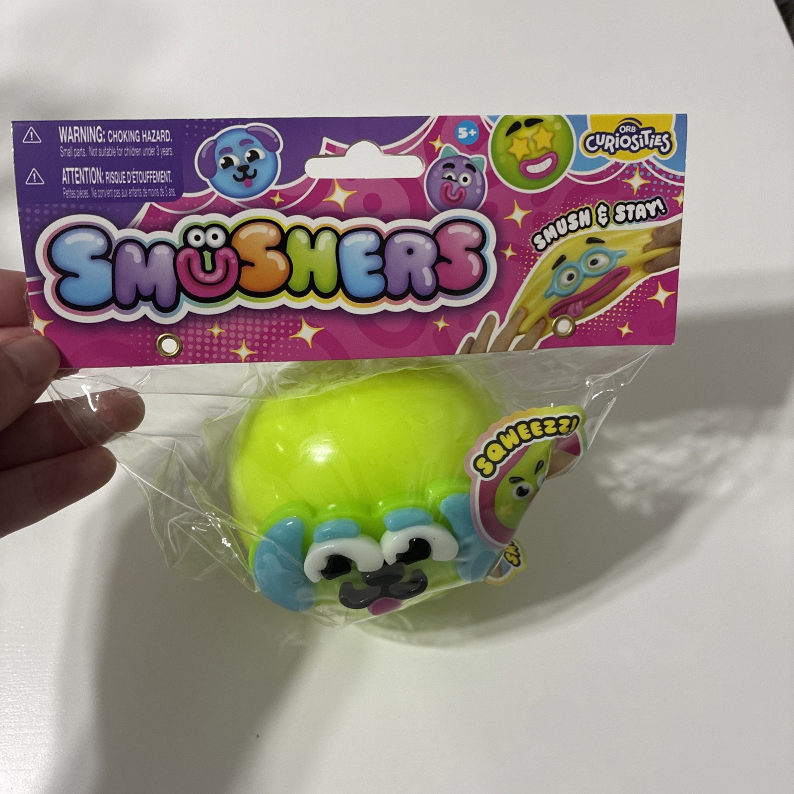 ORB Curiosities Smushers Dog Face Swap Squishy Smush GREEN – VIRAL – New Sealed