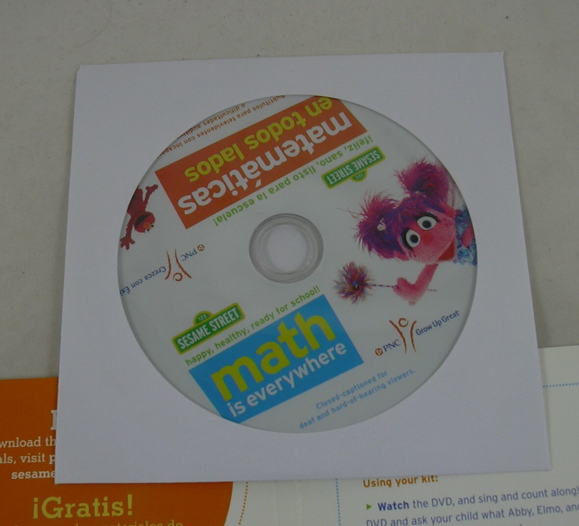 Sesame Street Elmo PNC Math is Everywhere DVD Grow up Great Kit Magazine & Story