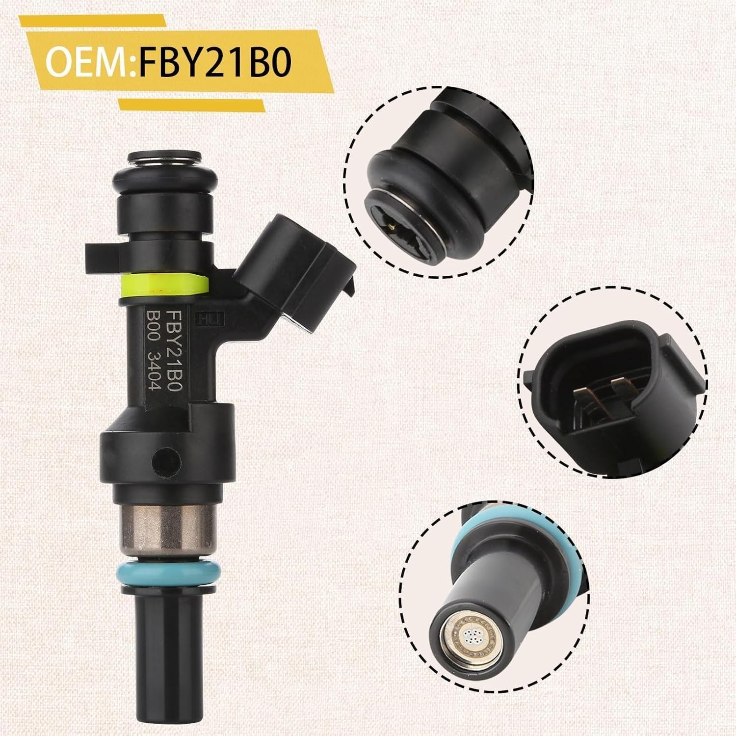 16600-3TA0A OE 2.5L Performance Fuel Injectors,Compatible with/Nissan 2.5 Alt…