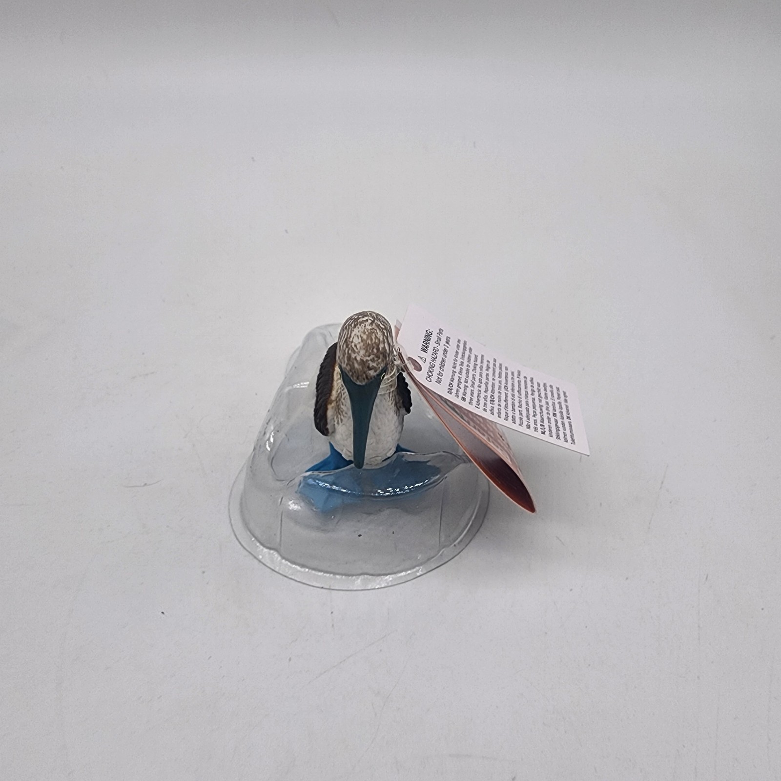 Blue Footed Booby, Bird, Very Realistic Rubber Model, Hand Painted Figurine 3″