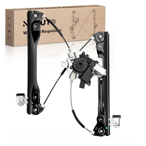 NPAUTO Front Left Driver Side Power Window Regulator with (7-Pin) Motor