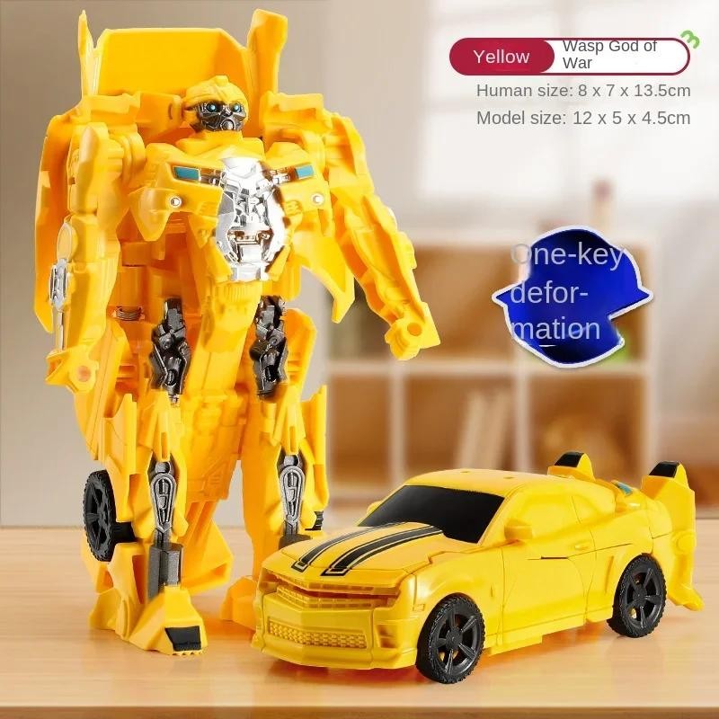 One-step Transforming Car Robot Toy for Kids – High-quality Unique Anime Model