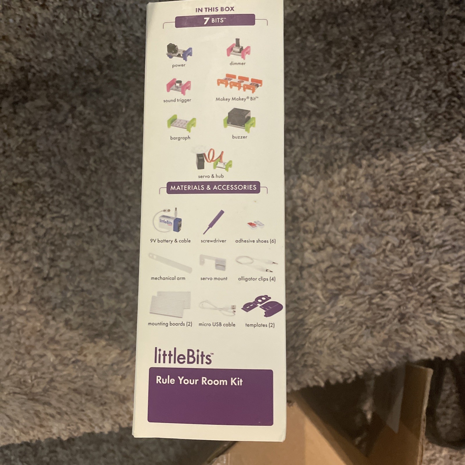 LittleBits RULE YOUR ROOM KIT Educational Learning Electro Build Block New