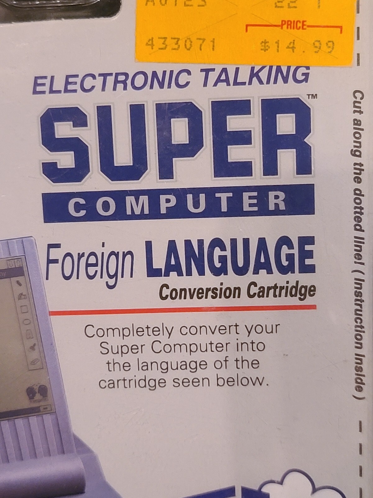 NEW SEALED Electronic Talking Super Computer Integ Spanish Conversion Cartridge