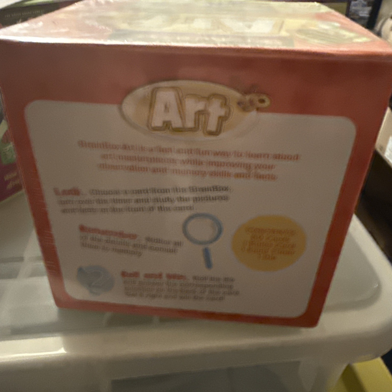 Brain Box Art Game. 2011. Ages 8+, Rare Discontinued. Mind Ware Memory Game