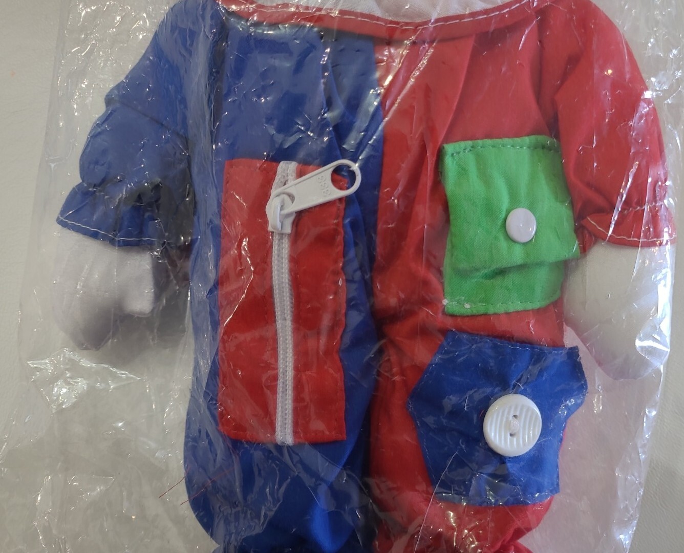 Chadwick Dress- Me Clown Doll Plush 14″ Educational Toy New Vintage 1992 Read ⬇️