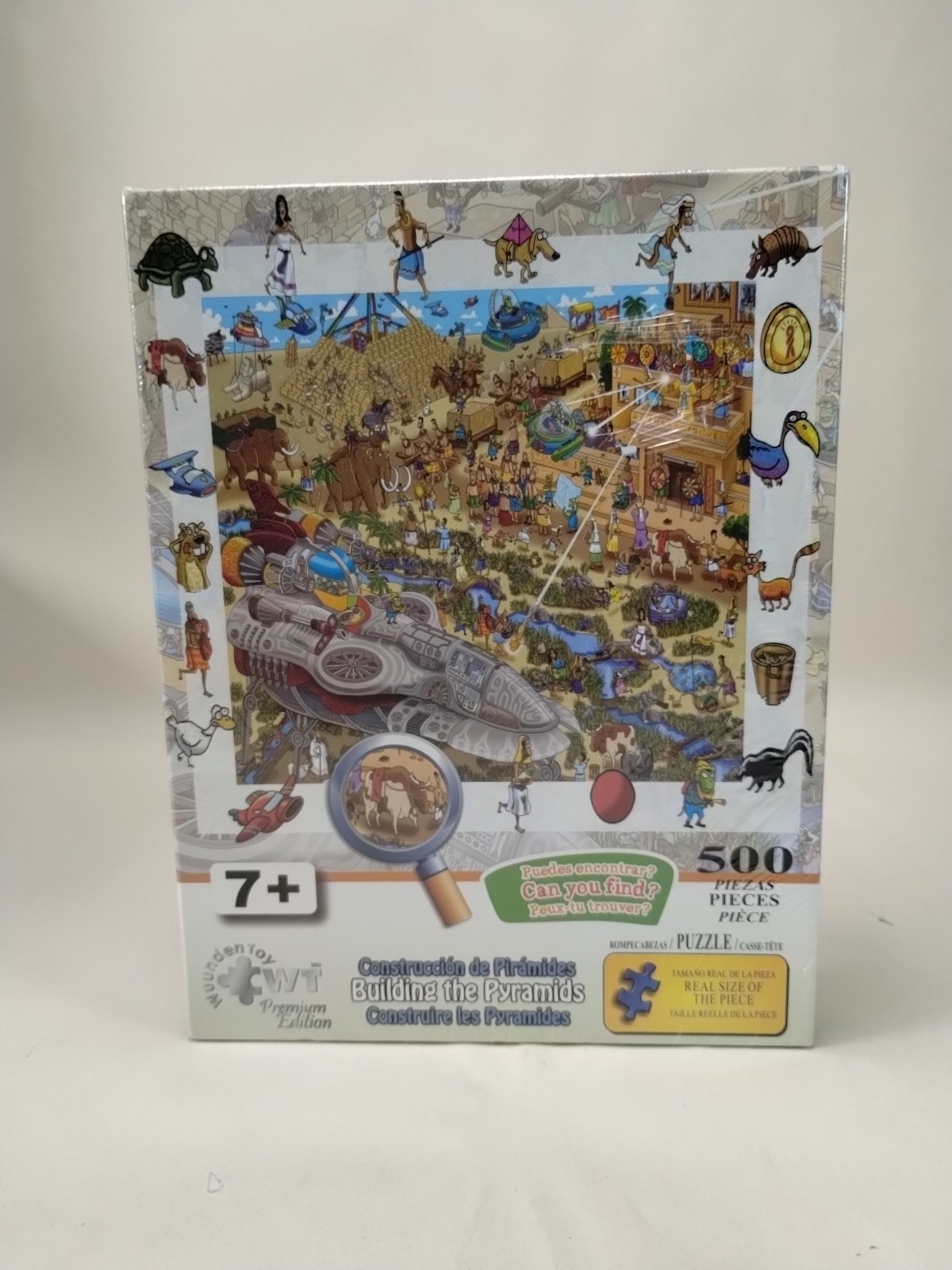 WuundenToy Priumium Edition Building The Pyramids 500 Pieces Puzzle 50cm x 50cm