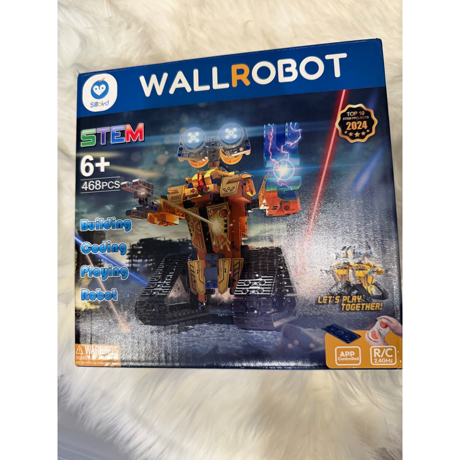 Sillbird Stem Building Robot Kit B880 Wallrobot Robotics Set Montessori Learning