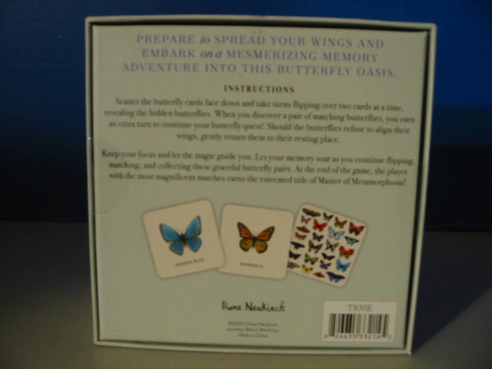 Butterfly Matching Game 48 Matching Cards Diane Neukirch 2023 New Factory Sealed