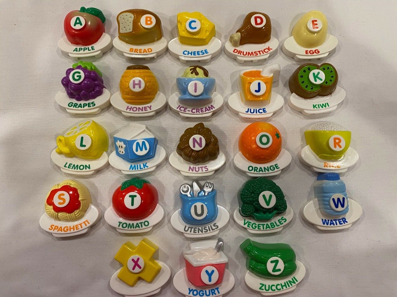 Vtech ABC Food Fun Fridge Phonics Replacement Magnet Educational – You Choose
