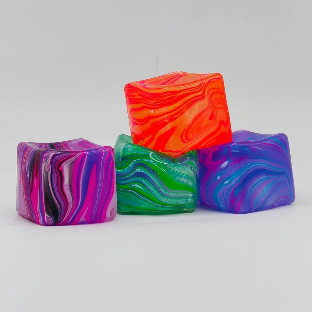 Schylling NeeDoh Nice Cube Sensory Squeeze Toy Maltose Squishy Stress Relief NEW