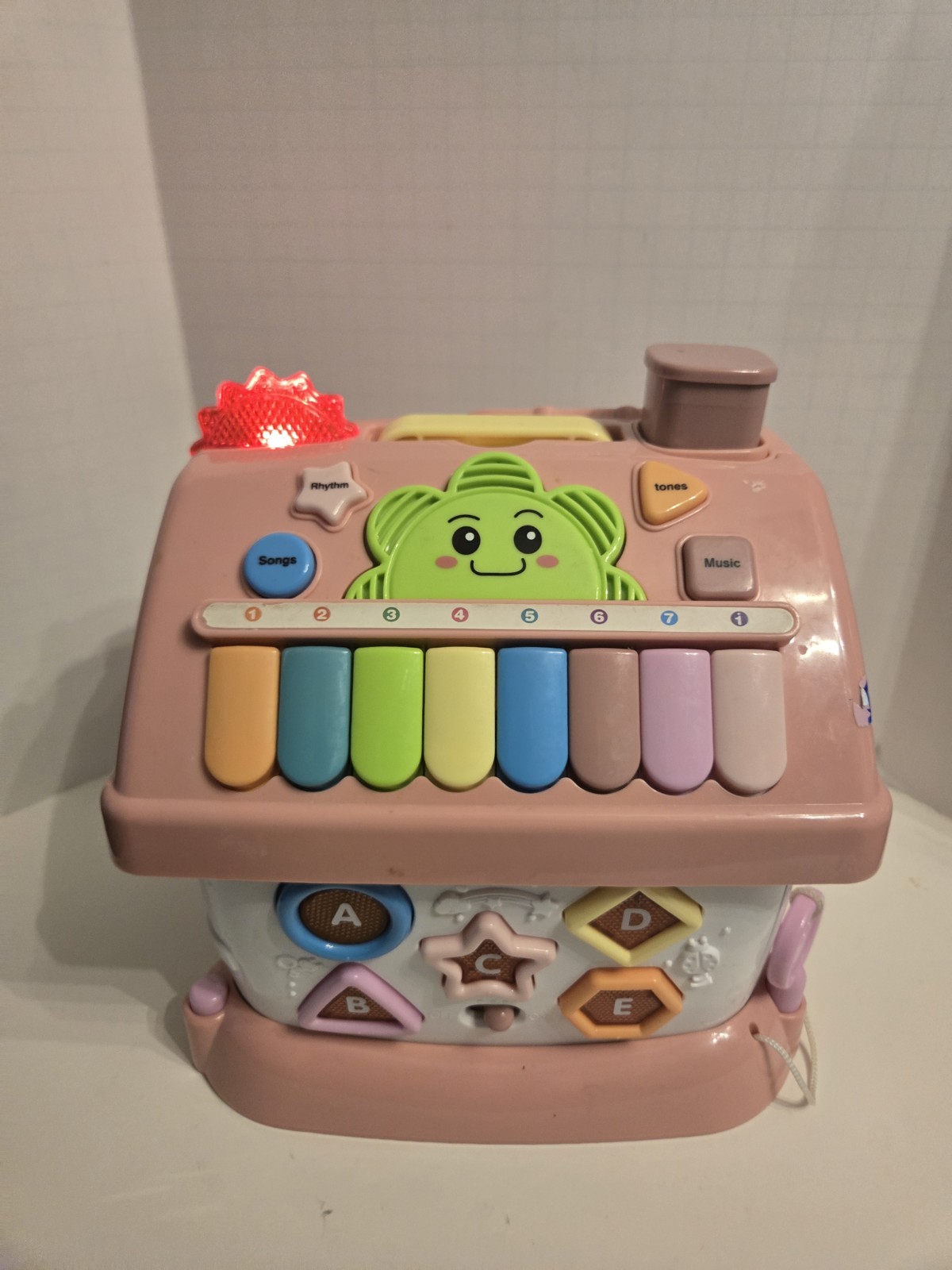 Interactive Toy House Number Pad Abacus Busy Board Learning 9″ No Phone ..Video