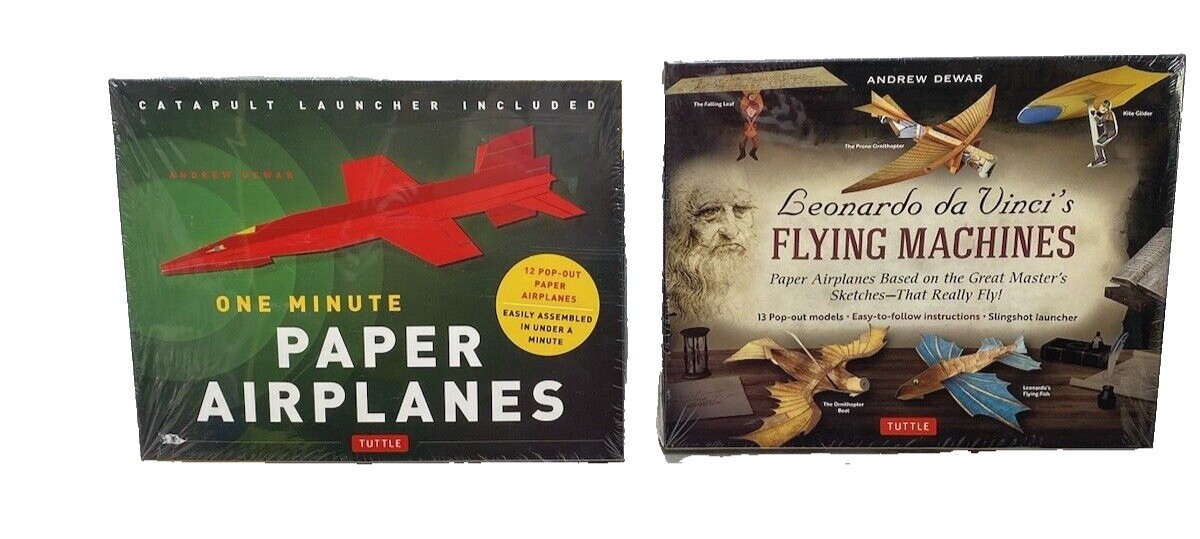 Educational Paper Airplanes 12 Airplane Maker Kit Flying Machines Fun Activity S