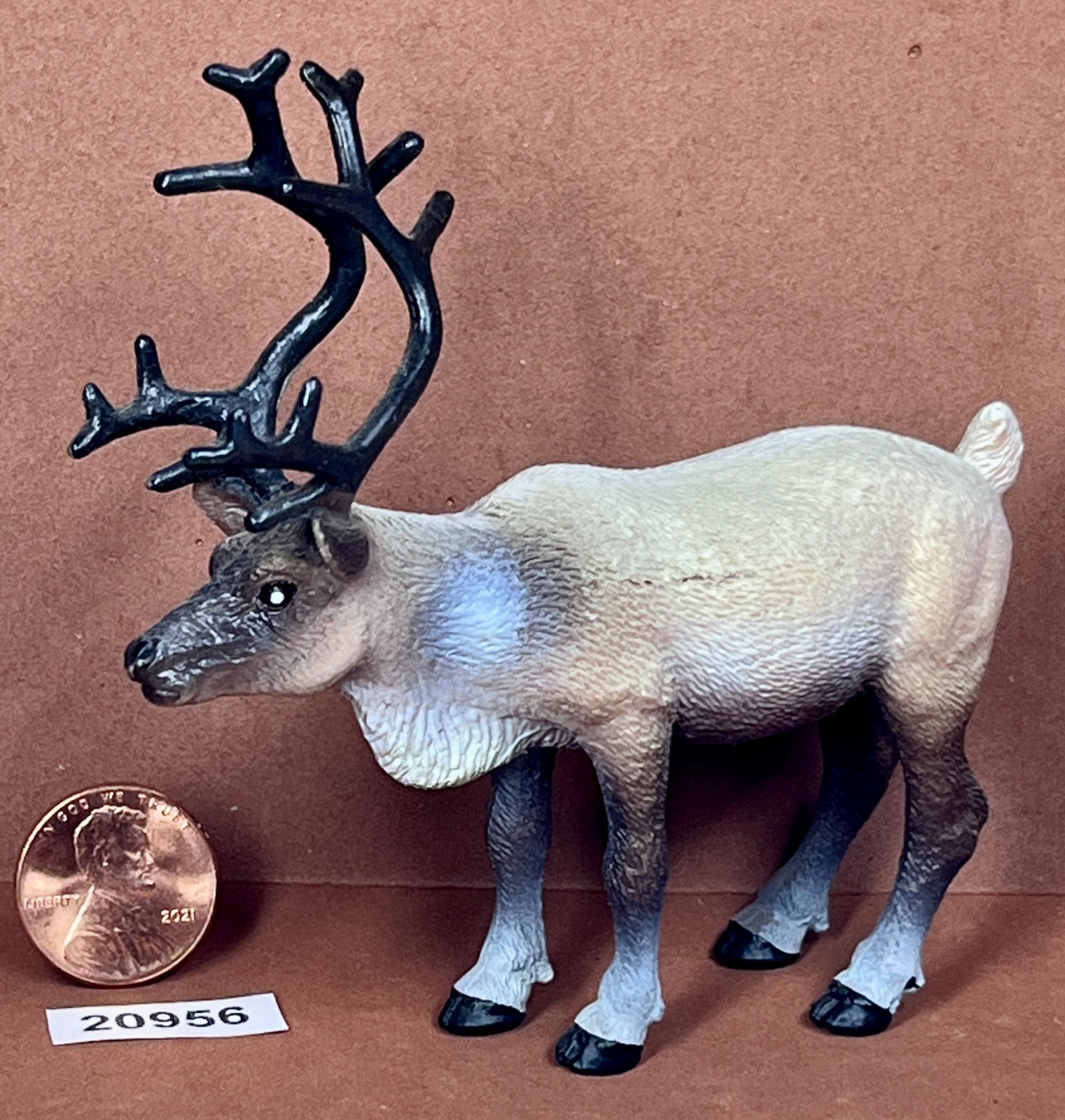 REINDEER FIgure Museum Quality RESIN Replica Hand Painted 3.75″