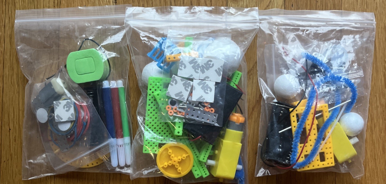Lot Of 3 STEM Toy Robot Model Build Kit DIY Education Kidz Robotix NEW