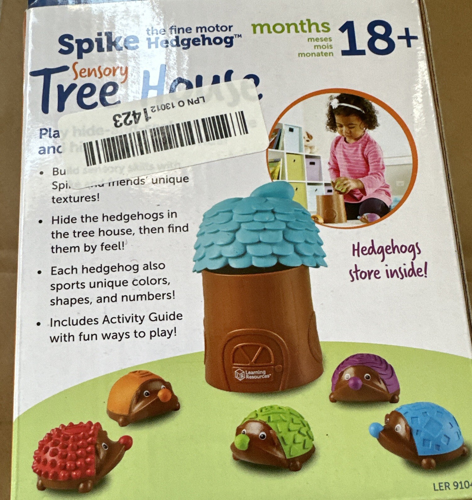 Learning Resources Spike the Fine Motor Hedgehog Sensory Tree House New