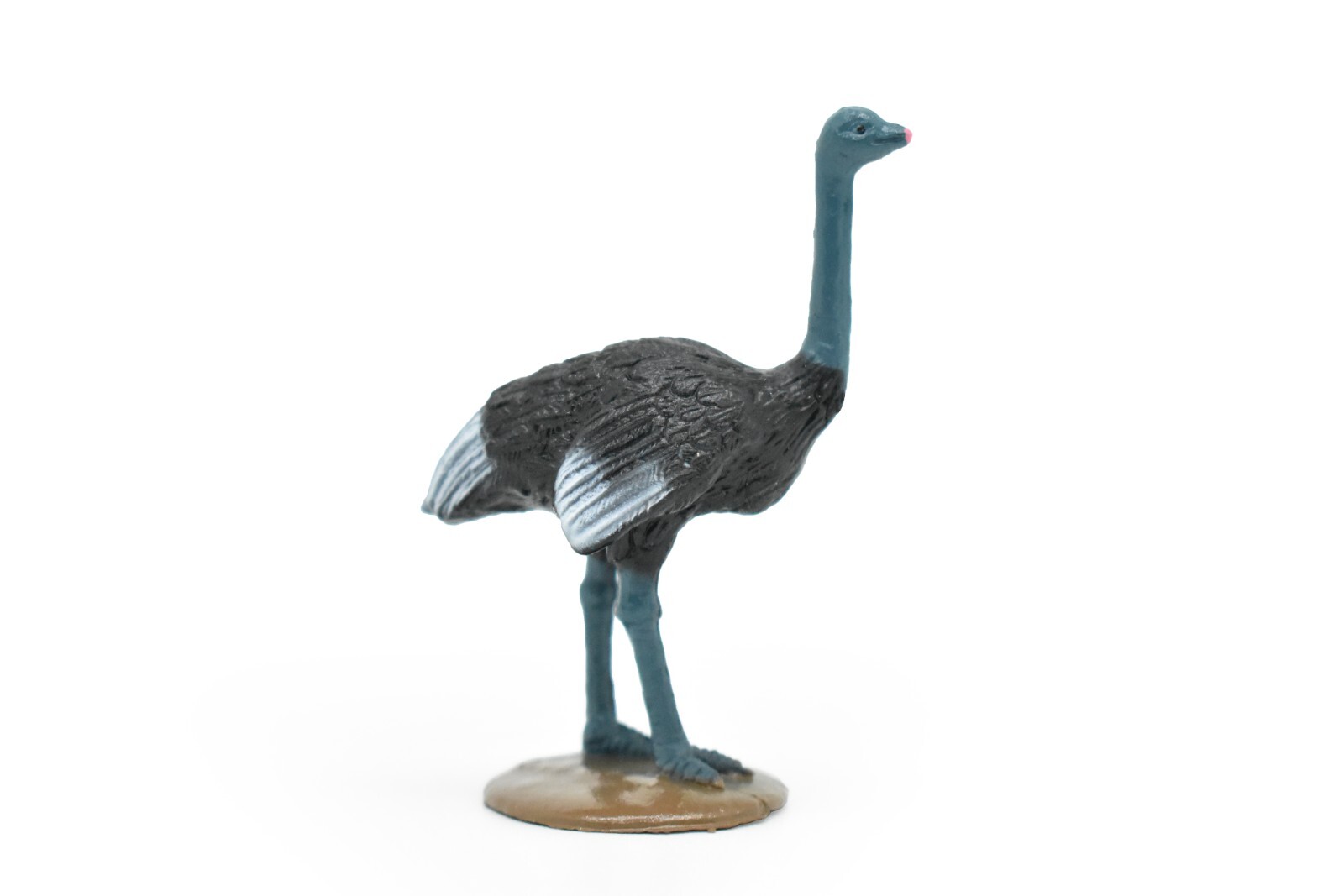 Ostrich, Very Nice Plastic Reproduction, Hand Painted 2 1/2″ F1084 B213