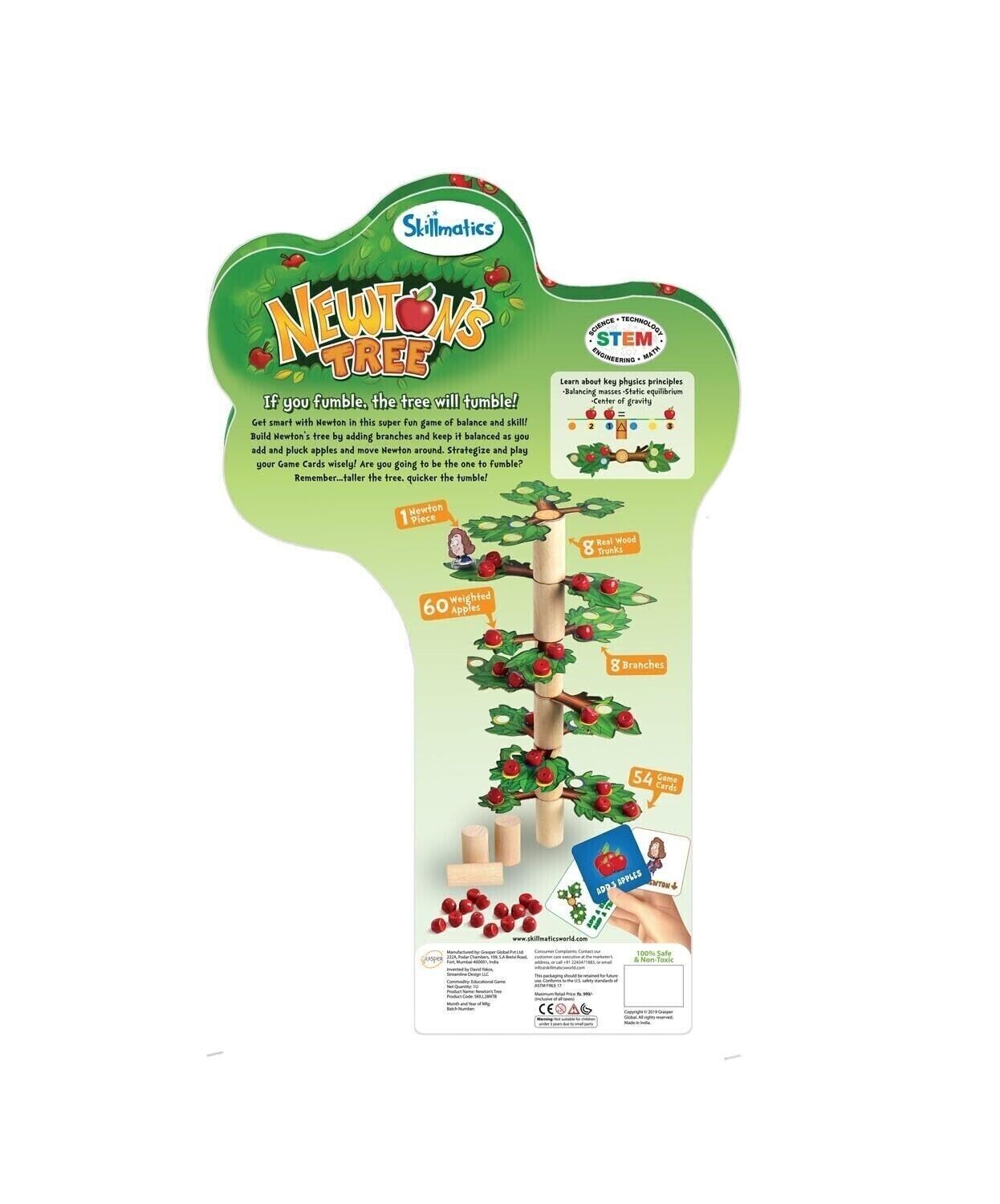 Skillmatics Educational Game – Newton’s Tree, Balancing,Free Shipping