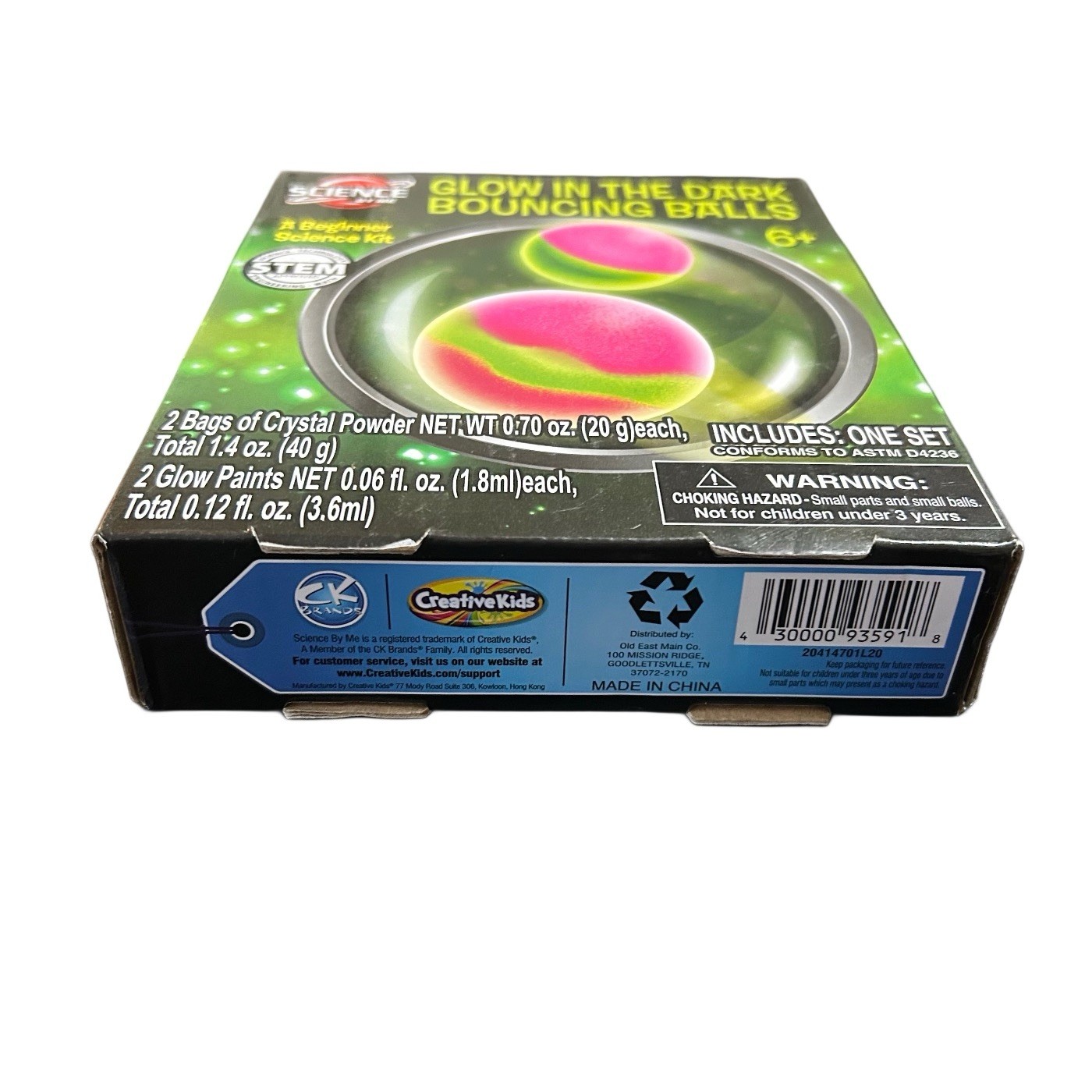 Science By Me STEM DIY Glow In The Dark Bouncing Balls Create Your Own Toy New