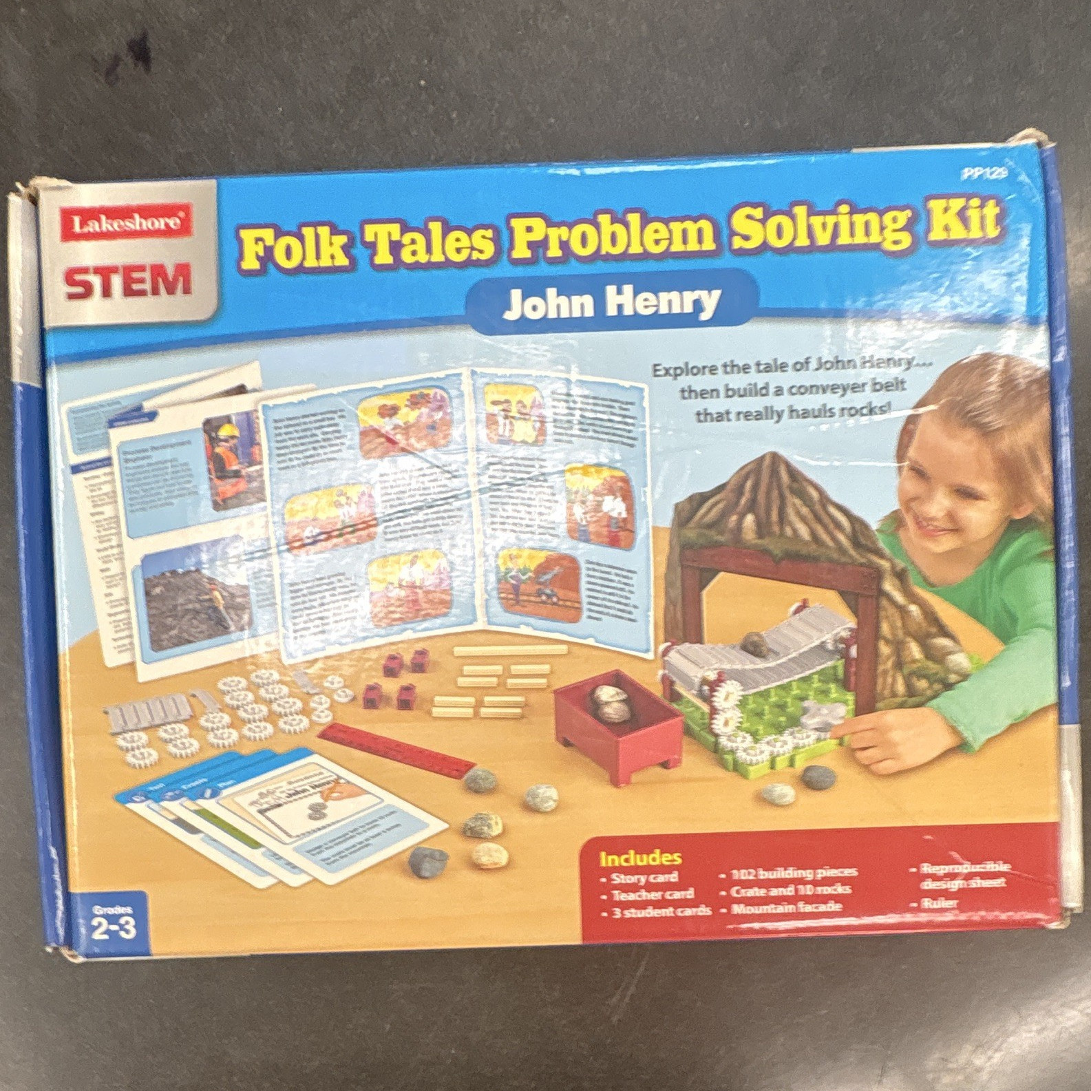 Lakeshore STEM Folk Tales John Henry Problem Solving Kit PP125 Multicolor