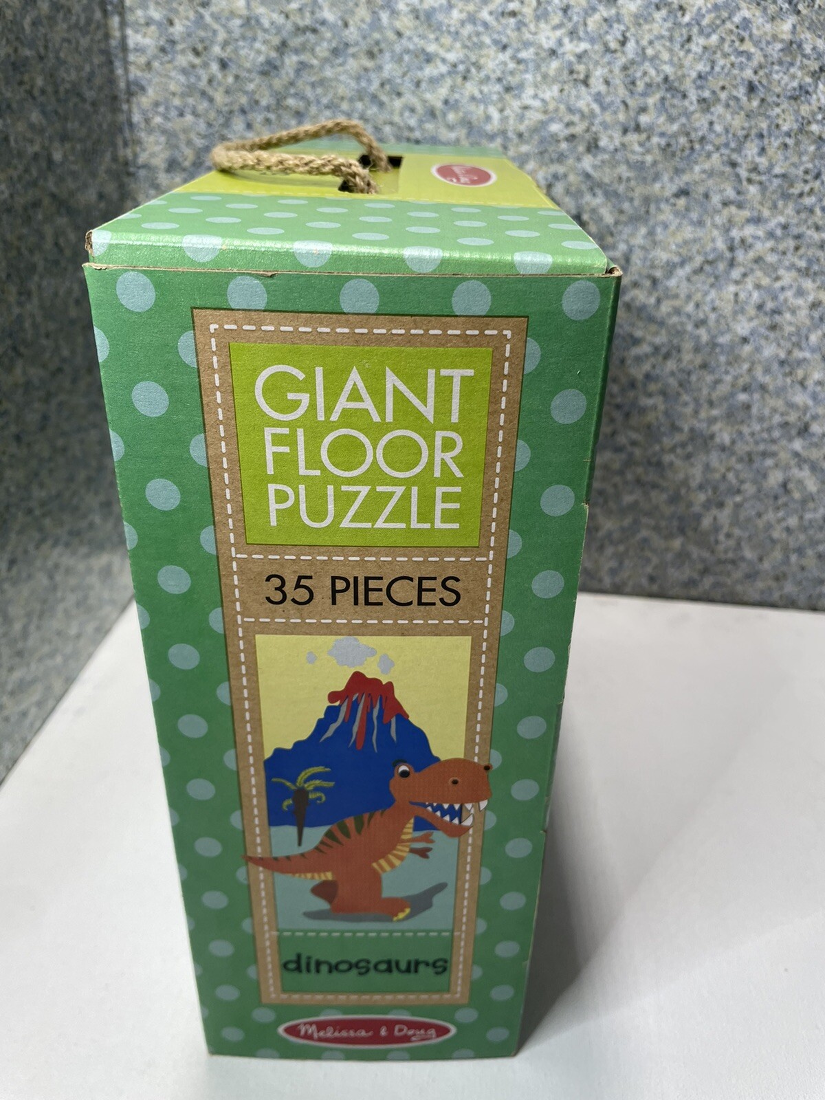 MELISSA & DOUG GIANT FLOOR PUZZLES: DINOSAURS 🦖🧩 36 Pieces EUC