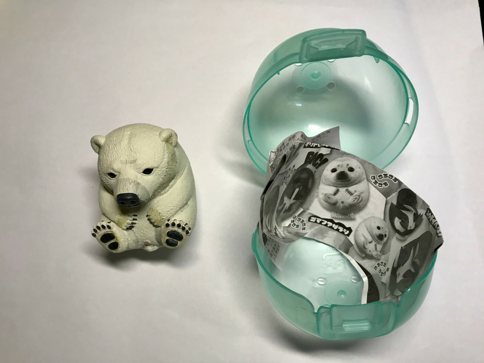 Takara Tomy ARTS Animal Polar Bear Panda Sleep Big Figures Charm ONE w/ Capsule