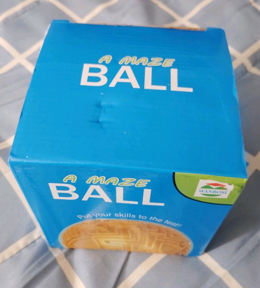 Gravity Cube Maze Ball Memory Sequential Ball Maze Puzzle Toy Gifts for Kids