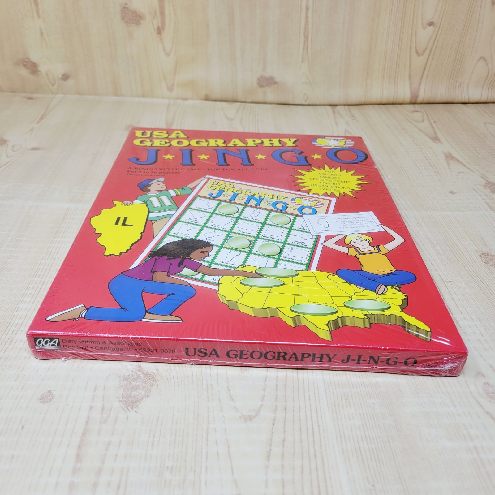 USA Geography Jingo Bingo Game NEW SEALED Minor Damage to Packaging
