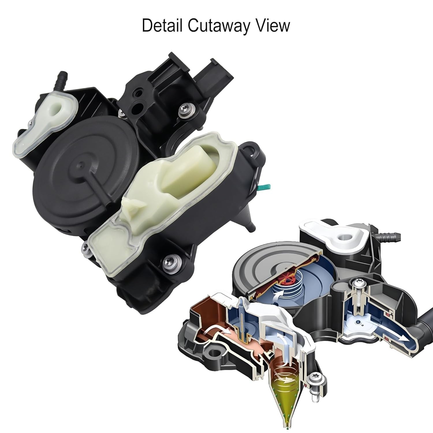 06K103495 PCV Valve Oil Separator Crankcase Vent Valve for Audi A3 A4 VW