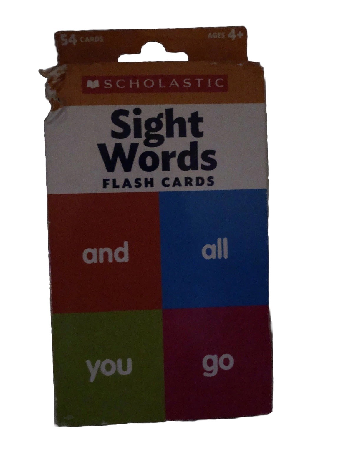 Scholastic Flash Cards: Sight Words