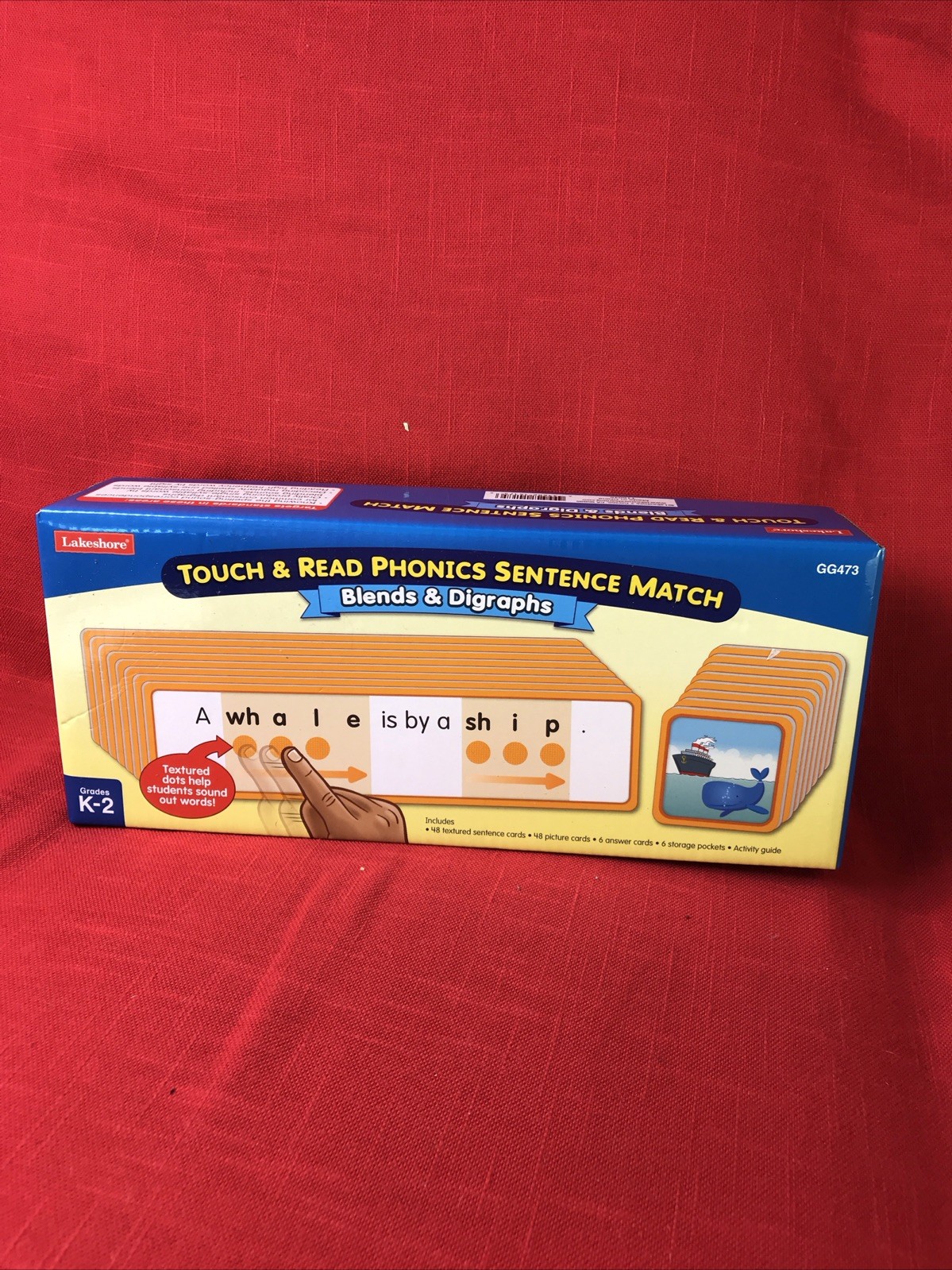 NEW Lakeshore Touch & Read Phonics Sentence Match New